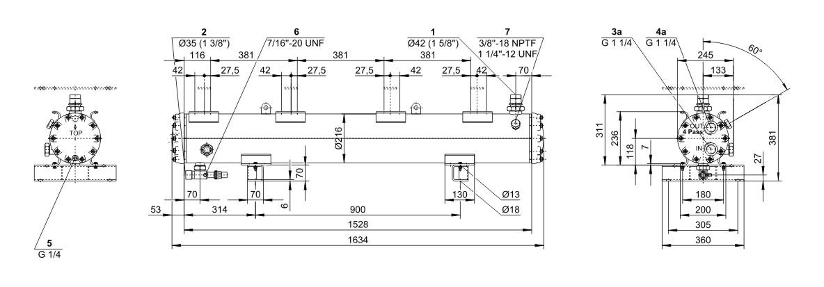 Bình ngưng giải nhiệt nước BITZER – K1353T
