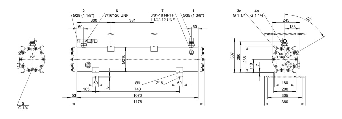 Bình ngưng giải nhiệt nước BITZER – K573H