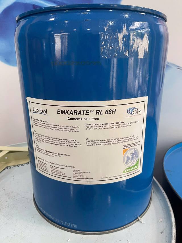 Dầu nhớt lạnh Emkarate RL68H thùng 20 lít
